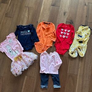 Baby Onsies, TuTu, PJ footed, Top & Pants